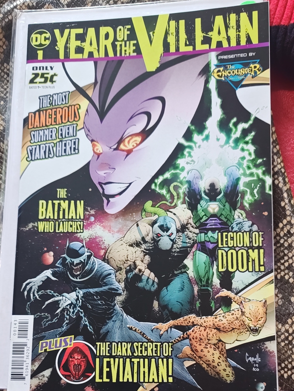 DC’s Year of the Villain #1 (2019) Capullo Cover - NM Condition